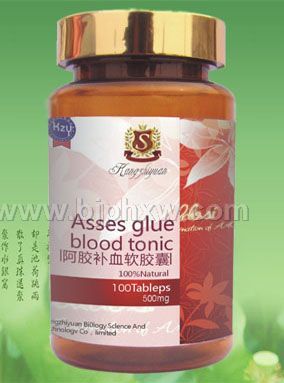 阿膠補(bǔ)血軟膠囊