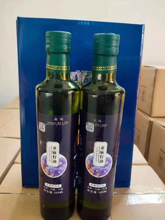 亞麻籽油禮盒，