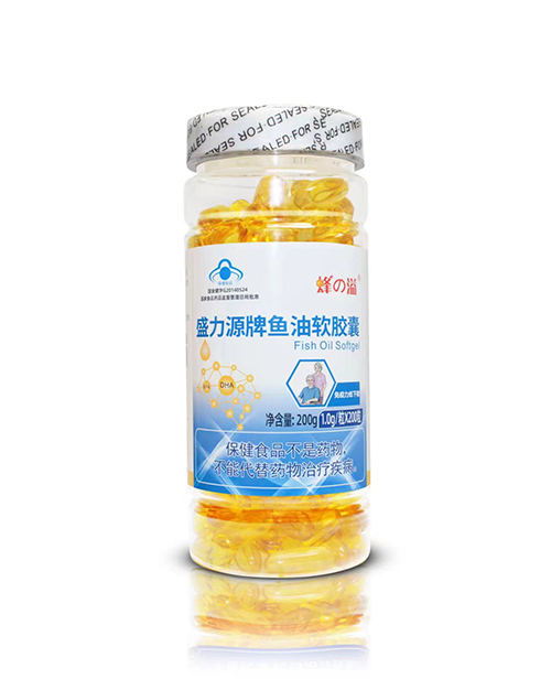 盛力源牌魚(yú)油軟膠囊 蜂溢 200粒